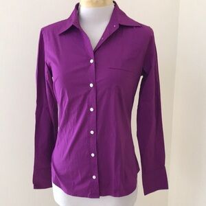 New! J. Crew factory XS button down cotton long sleeve shirt.